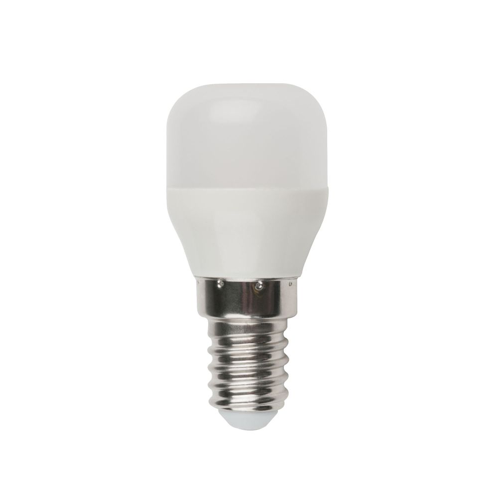LED-Y27-3W-WW-E14-FR-Z Лампа светодиодная для холодильников. TM Volpe. Матовая колба. Материал корпуса пластик. Цвет свечения теплый белый. Упаковка картон.