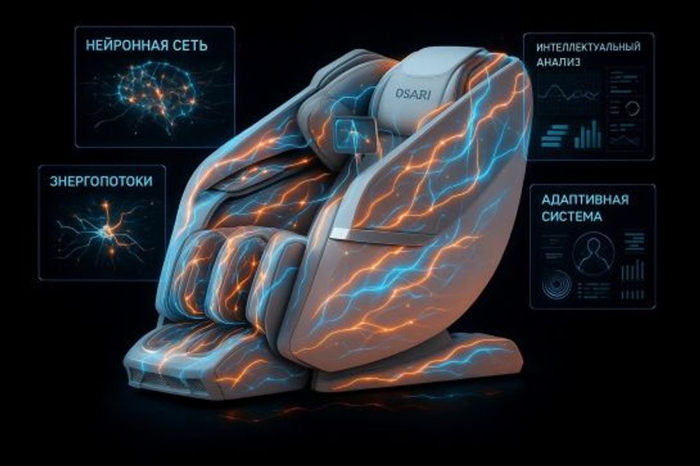 Массажное кресло OSARI Ai5 с нейро-роликами