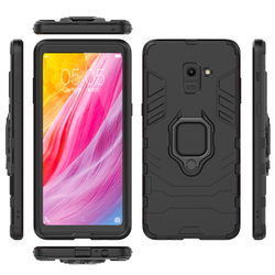 Противоударный чехол с кольцом Panther Case для Samsung Galaxy A8+ 2018