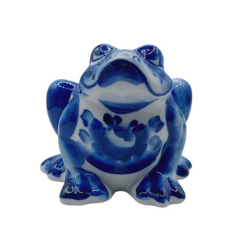 Фигурка Лягушка-квакушка гжель