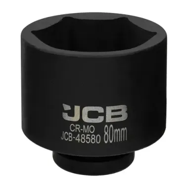 Головка ударная 80мм (6гр.), 1'' JCB JCB-48580