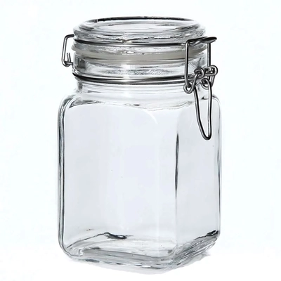 Банка для хранения 1050мл «Кремлин» (бугельный замок) 97626SLB