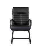 Кресло Орион, низкая спинка, полозья, экокожа Santorini