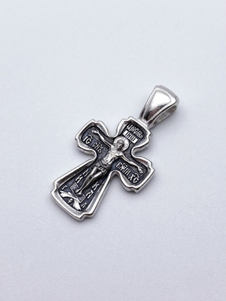 Крест из серебра/Частичное чернение