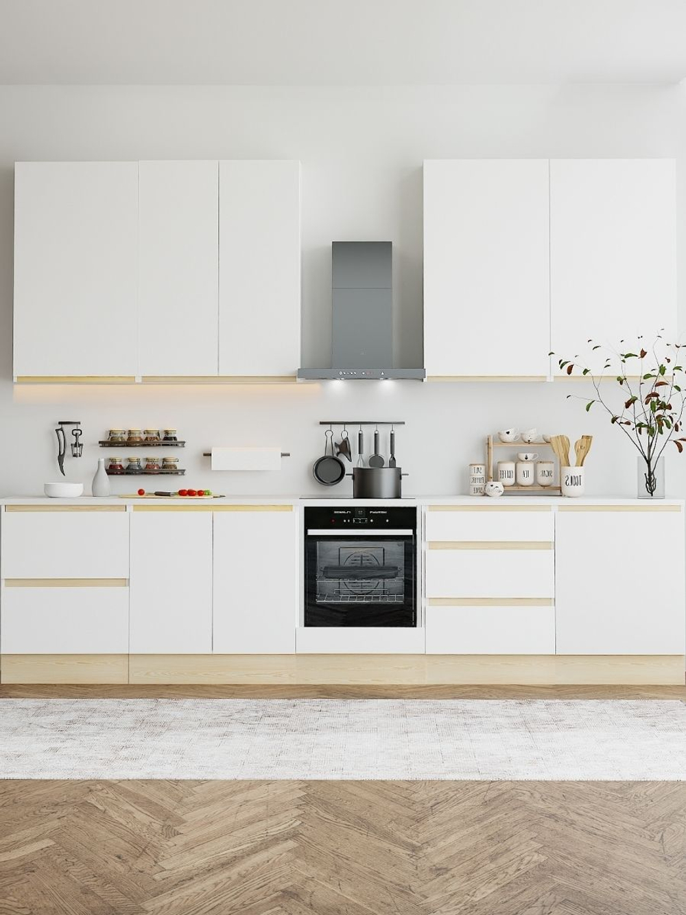 Кухонный модуль 60х32х75, Виола, навесной, шкаф, ЛДСП, белый, Dipriz