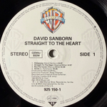 David Sanborn - Straight To The Heart (Германия 1984г.)