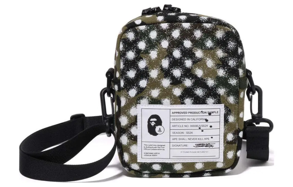 A Bathing Ape Bathing Ape Joshua Vides Collaboration Cotton Crossbody Bags Mini