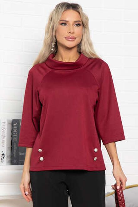 Джемпер Эдельвейс (бордовый) Б15003-18М LT Collection