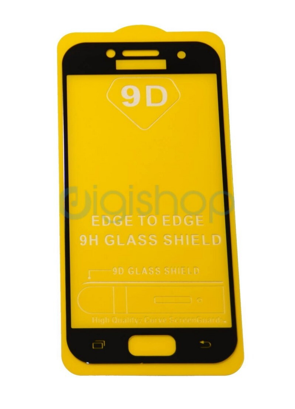 Защитное стекло Samsung A320 (черный) 9D тех.упаковка