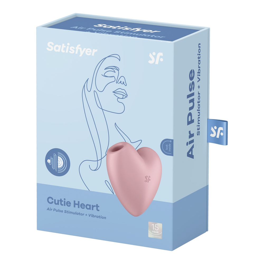 Satisfyer Cutie Heart - Вакуумно-волновой стимулятор с вибрацией