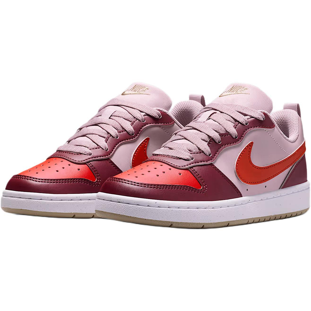 Женские кроссовки Nike Court Borough Low Recraft GS 'Dark Team Red Particle Rose' DV5456-603