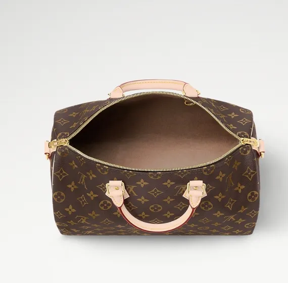 Сумка Louis Vuitton Speedy с плечевым ремнем Monogram