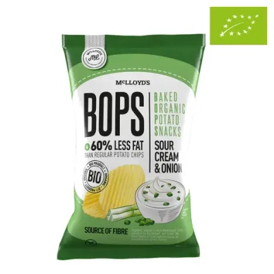 Чипсы картофельные органические без глютена "Сметана и лук", Mc Lloyd's, 85 г
