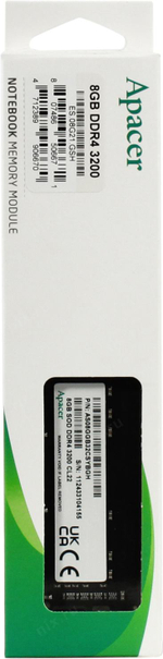Модуль памяти Apacer DDR4 SODIMM 8Gb <PC4-25600> CL22