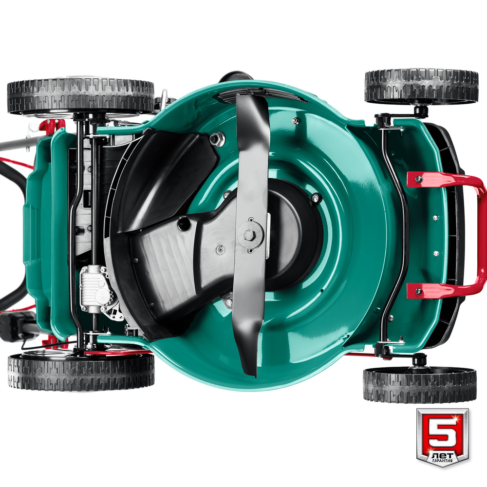 ЗУБР 510 мм, 6.5 л.с., бензиновая самоходная газонокосилка (ГБС-510)