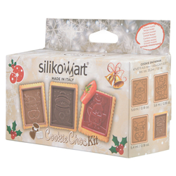 Набор для приготовления печенья Silikomart Snowman Slim