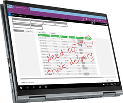 Ноутбук Lenovo ThinkPad X1 Yoga Gen 6 (20XY0032RT) 14;(1920x1080)IPS Cенсорный/ i5-1135G7(2.4ГГц)/ 8Гб/ 256Gb SSD/ Iris Xe Graphics/ нет DVD/ Win10 Pro/ Серый