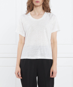 Льняная футболка Sams\u00f8e Sams\u00f8e - белый(F23100115)