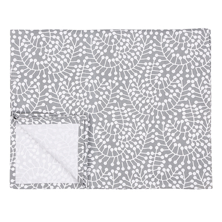 Дорожка на стол серого цвета с принтом Спелая Смородина из коллекции Scandinavian touch, 45х150 см