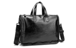 NOMK PU Handbag, Shoulder Bag, Crossbody Bag, Laptop Bag, Briefcase Regular Men"s Black