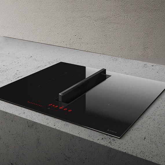 Индукционная стеклокерамич. панель с вытяжкой Elica NIKOLATESLA FIT RAW BR/A/60