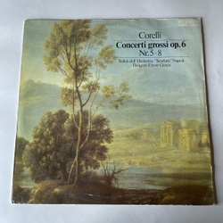 Винтажная виниловая пластинка LP Corelli Корелли, Solisti Dell'Orchestra Scarlatti Napoli, Ettore Gracis, Concerti Grossi Op. 6 Nr. 5 8 (ГДР 1976)
