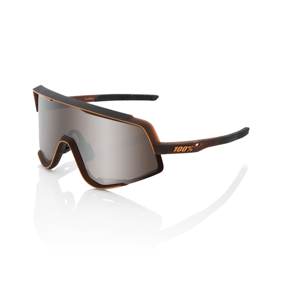 Спортивные очки 100% Glendale / Matte Translucent Brown Fade / HiPER Silver Mirror Lens