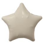 Шар (30''/76 см) Звезда, Мистик, Кремовый, Сатин, 1 шт. в уп.