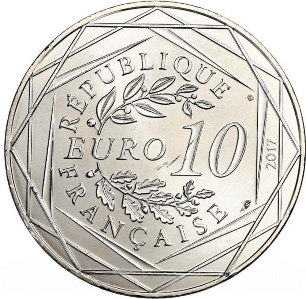France 10 Euro 2017 – La Bretagne Pêchue. Silver Coin from the "France by Jean-Paul Gaultier" Series