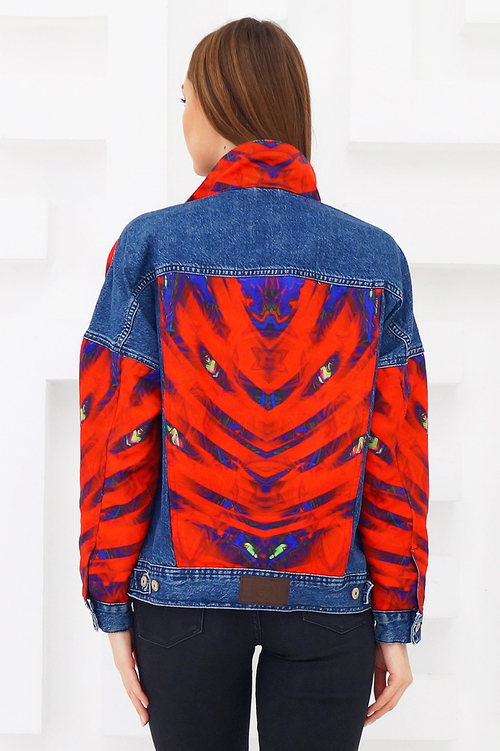 LIGVIANNI Джинсовая куртка Denim Jacket Fire