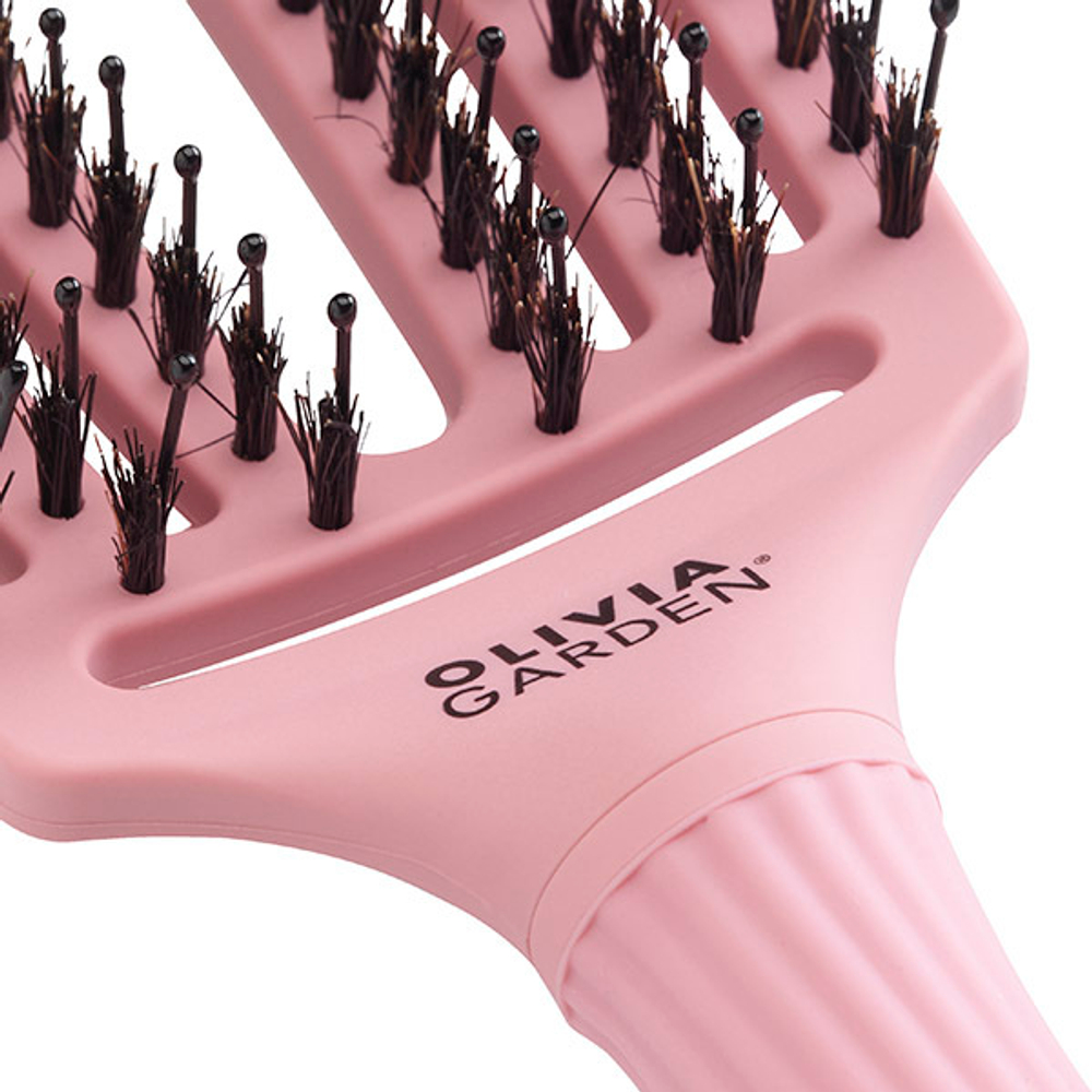 Щетка Fingerbrush Boar&Nylon_2024 Soft Pink ID1845