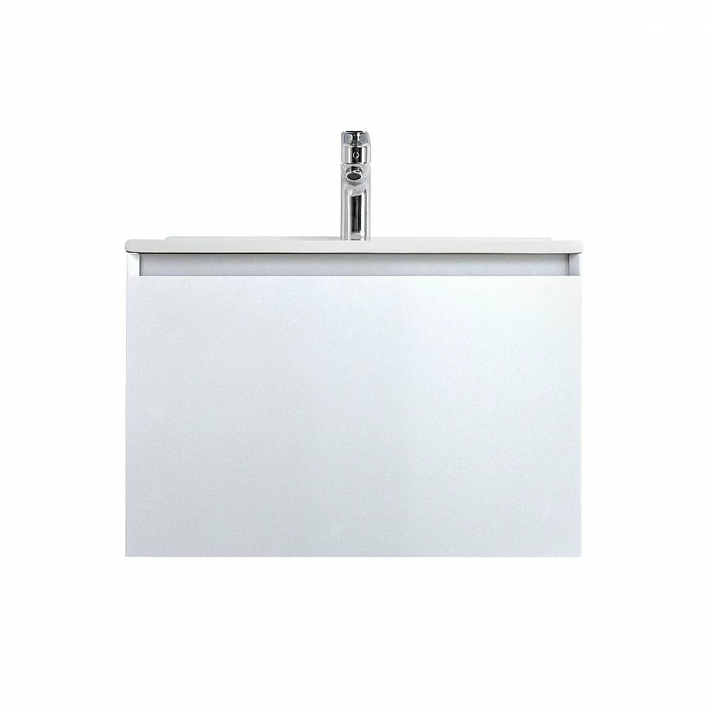 Тумба с раковиной Art&Max AM-Latina-600-1C-SO-BM/AM7117-60 Белый матовый