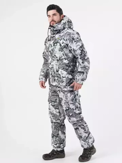 Зимний мужской костюм Onerus Горный -45 (Алова/Синтепон) Белый