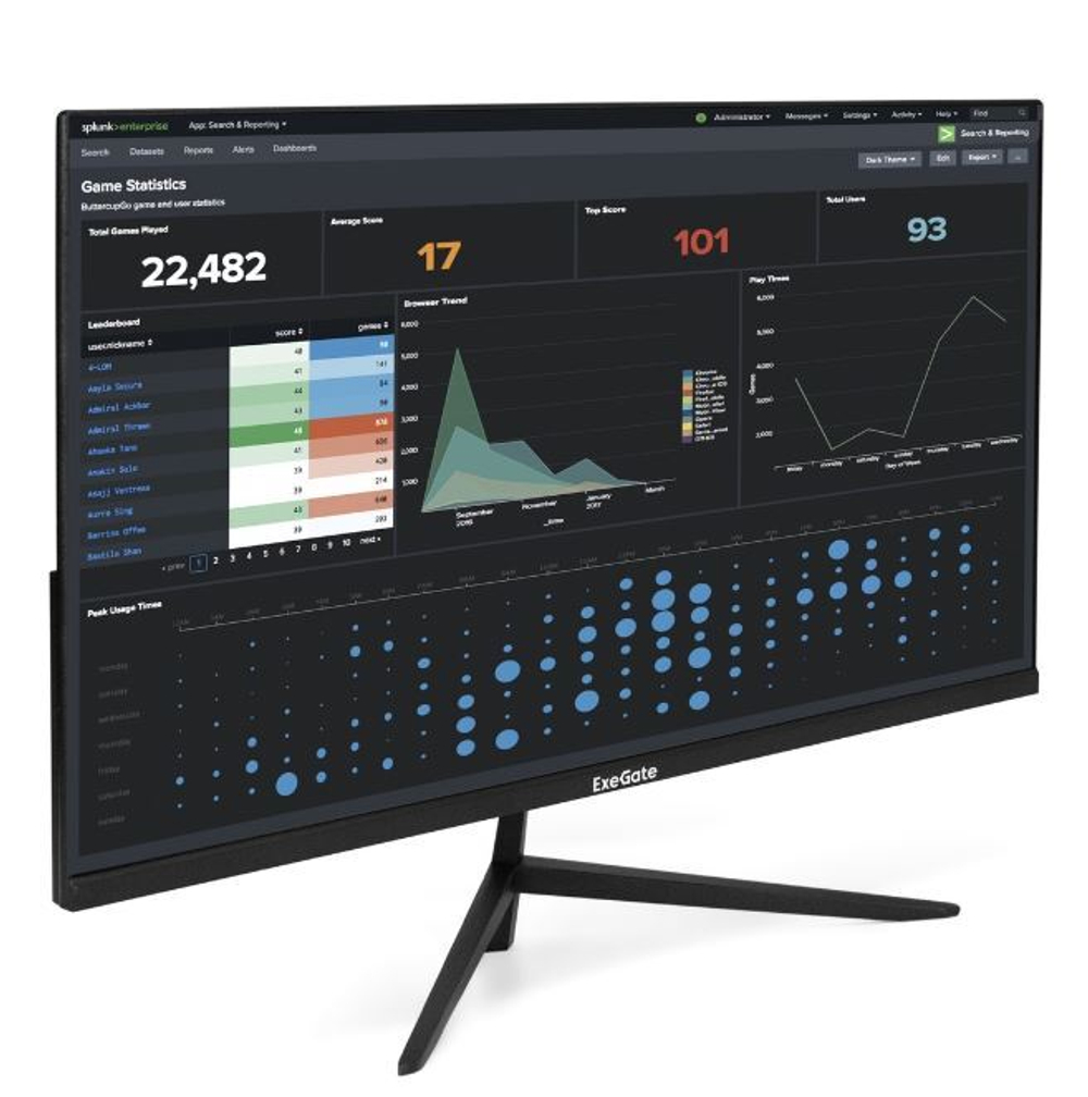 Монитор 27" Exegate ProSmart EZ2707CA