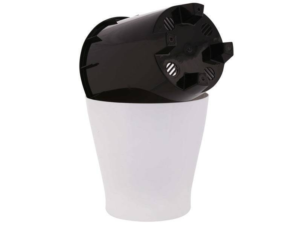 Горшок цветочный Лея 5л двойной (белый)