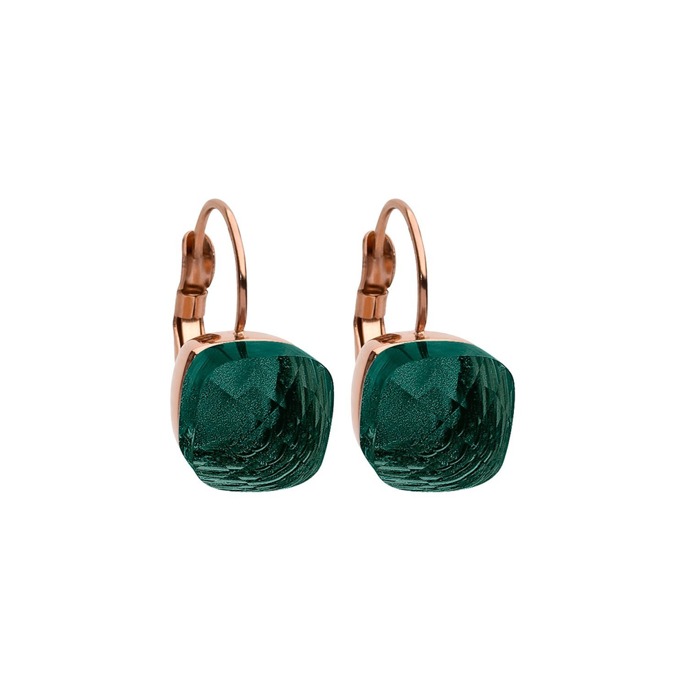 Серьги Qudo Firenze emerald 304089 G/RG