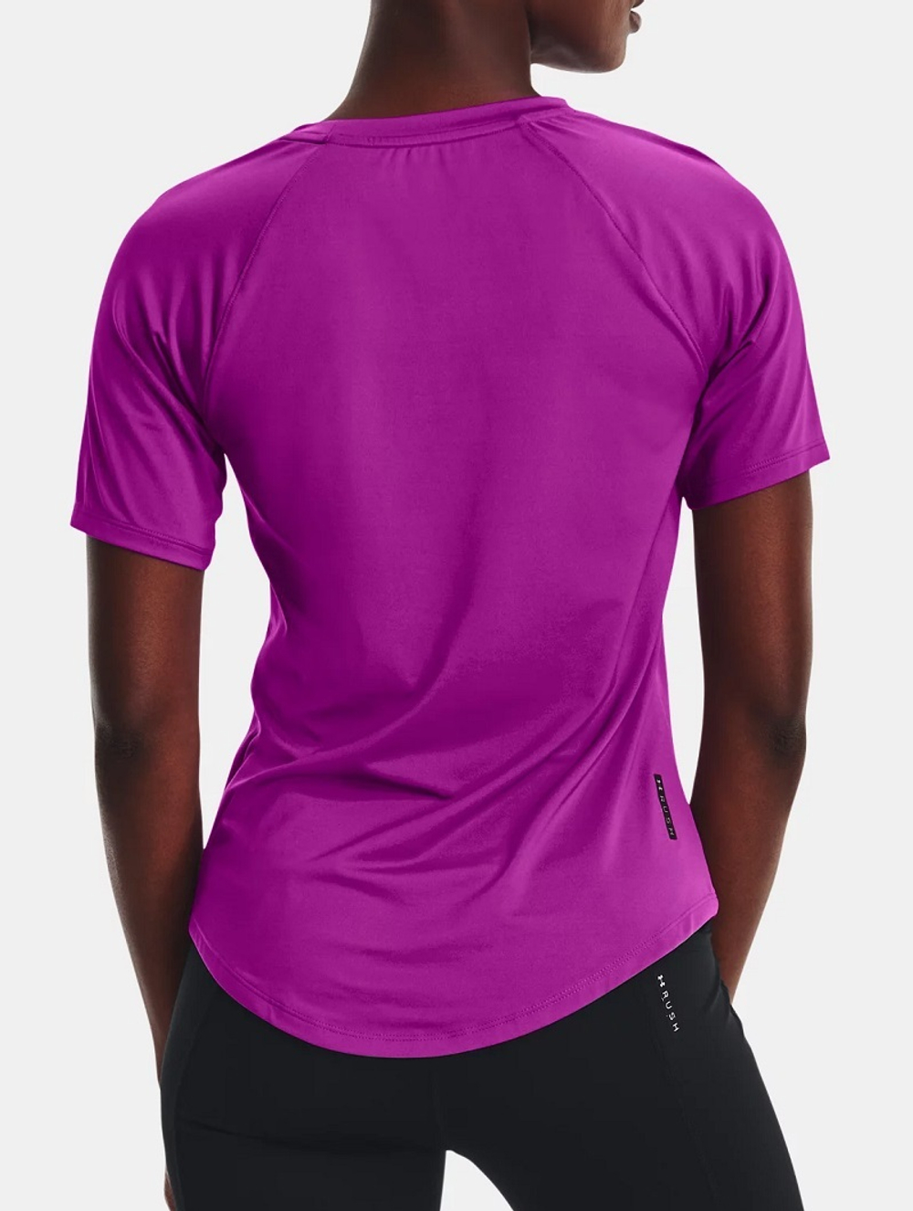 Женская теннисная футболка Under Armour Women's UA RUSH Short Sleeve - strobe/iridescent