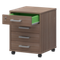 Тумба подкатная АТЛ-04 Темный шимо 440x450x600 Арго