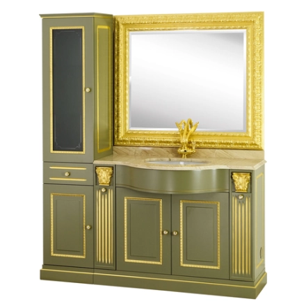 Мебель для ванной Migliore Ravenna 31707 161 см Oliva Dorato