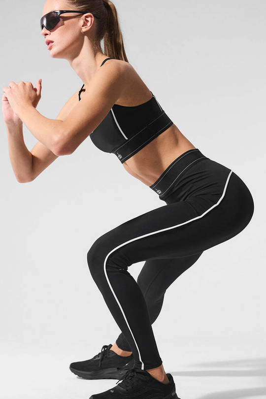Alo yoga Леггинсы для костюма с высокой талией Airlift, черный
