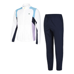 Мужские теннисные Костюмы Lacoste Tracksuit Men - White, Multicoloured