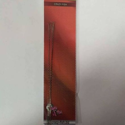 Поводок Струна Crazy Fish 0.28 мм 15 см 5 шт