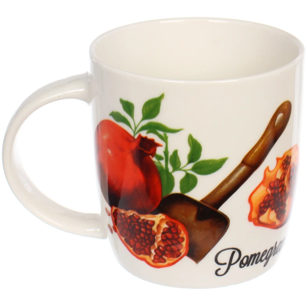 Кружка керамическая 330мл «Гранаты», микс рисунков