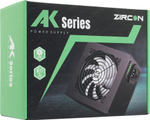 Блок питания ZIRCON &lt;AK-600&gt;  600W  ATX (24+2х4+2x6/8пин)