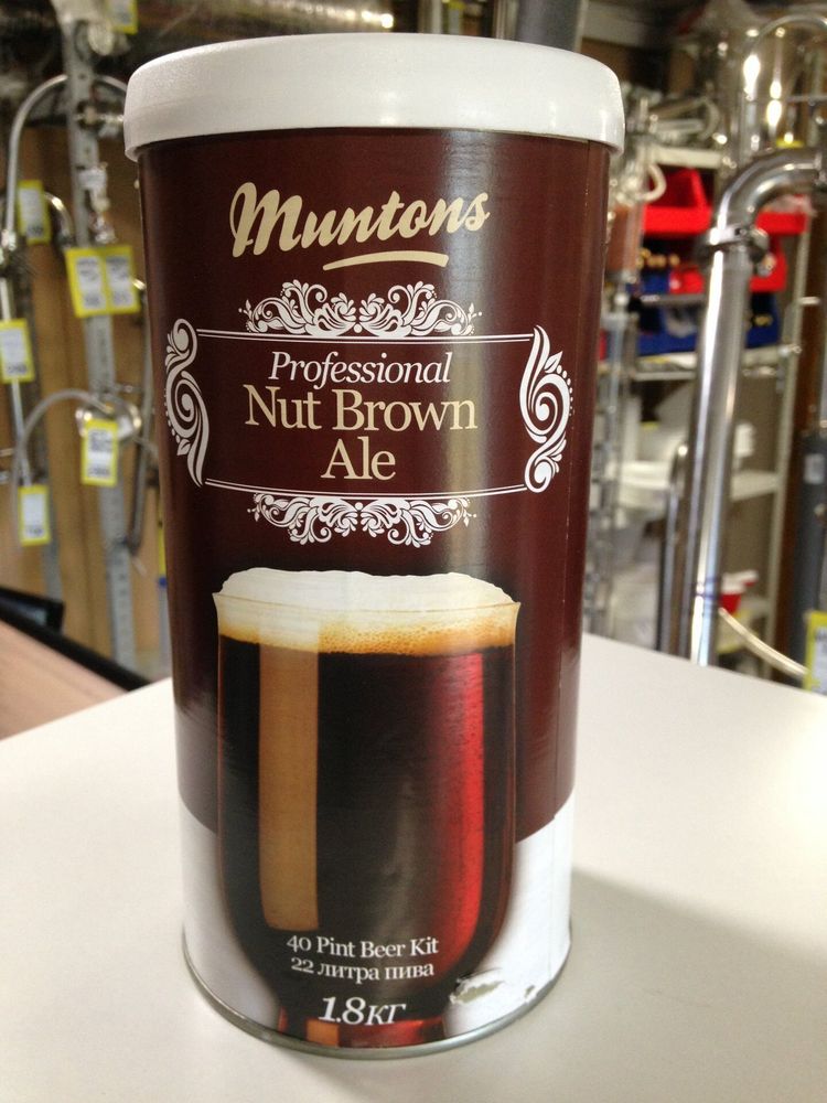 Солодовый экстракт Muntons Nut Brown Ale, 1.8 кг (23л)