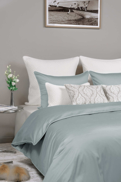 Постельное белье 1.5 спальное Сlaire Batiste Lot Irish Winter бирюзовое