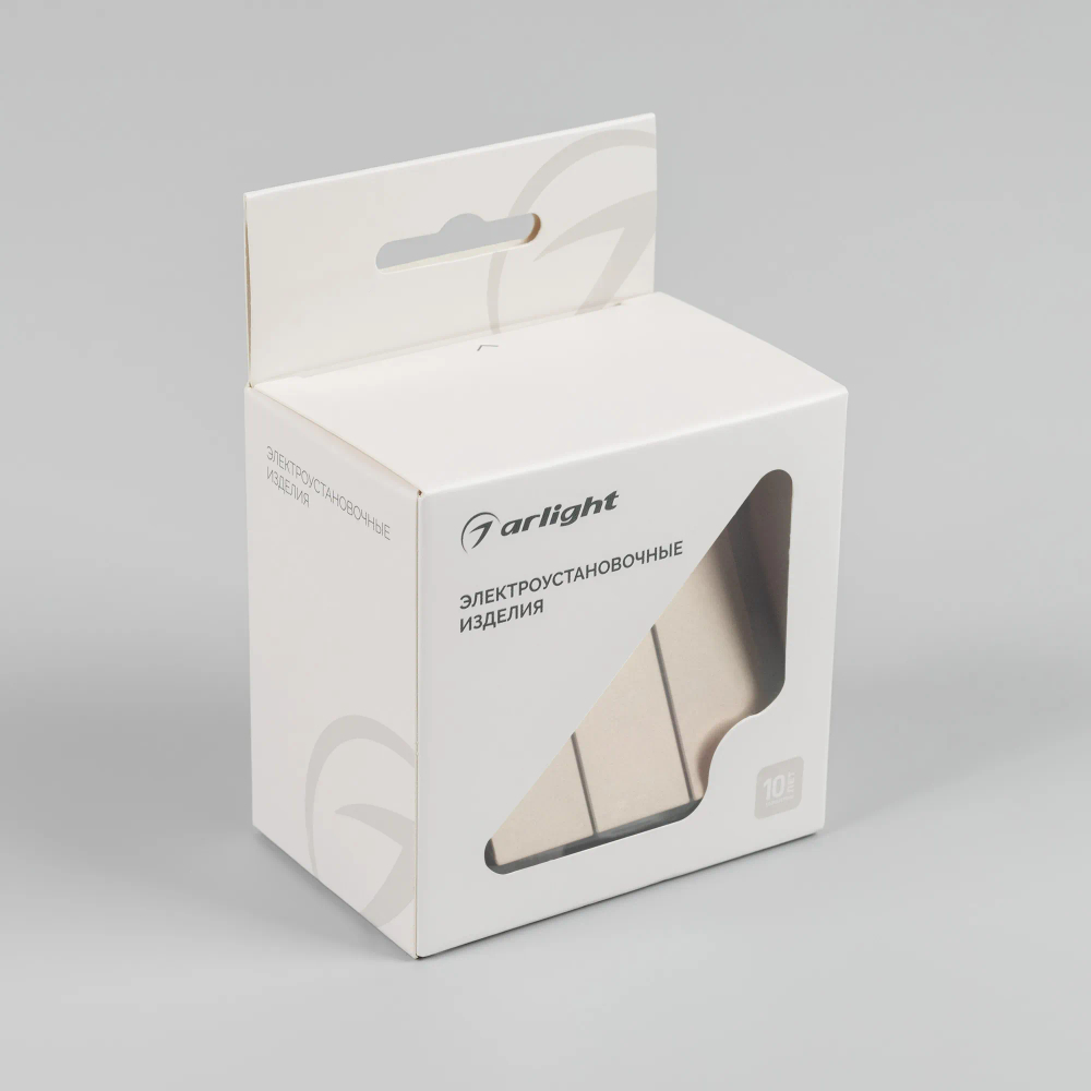 Механизм выключателя трехклавишный непроходной SWT-MK03-PL-GD-V (250V, 10A) (Arlight, -) 049899