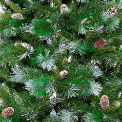 GAEM Елка искусственная "Сибирская особая со снегом", H228 см, 1081 веток