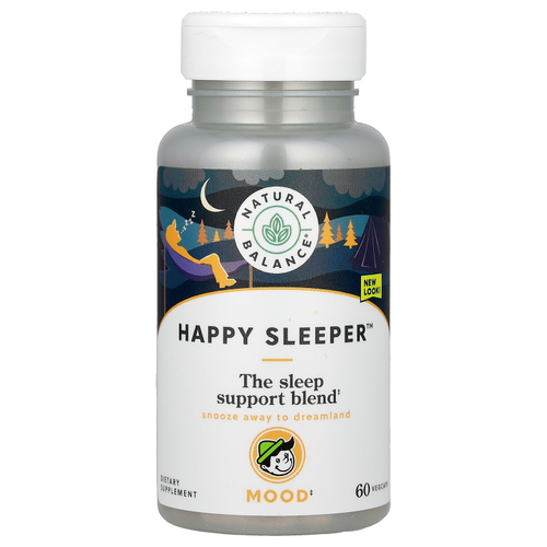 Natural Balance, Happy Sleeper, 60 растительных капсул
