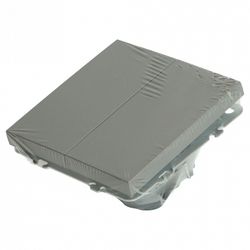 Переключатель двухклавишный без рамки Stekker Эмили 49947